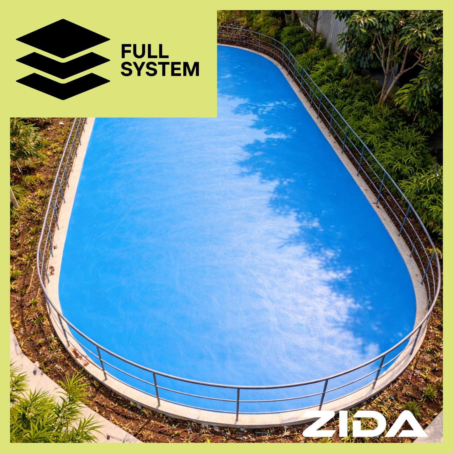 ZIDA Rally Acrylic Skating Rink System (5-layer)
