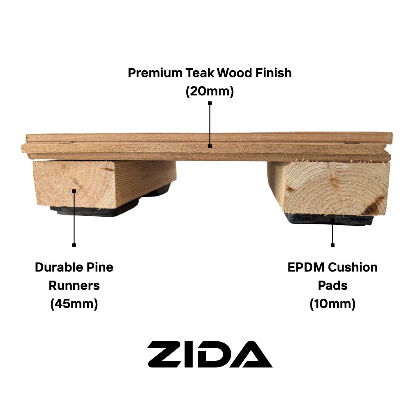 ZIDA Teakwood Floor System