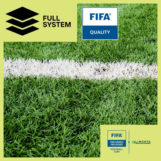 Cost of FIFA Certified Artificial Turf in India? Limonta DUO Shape 50
