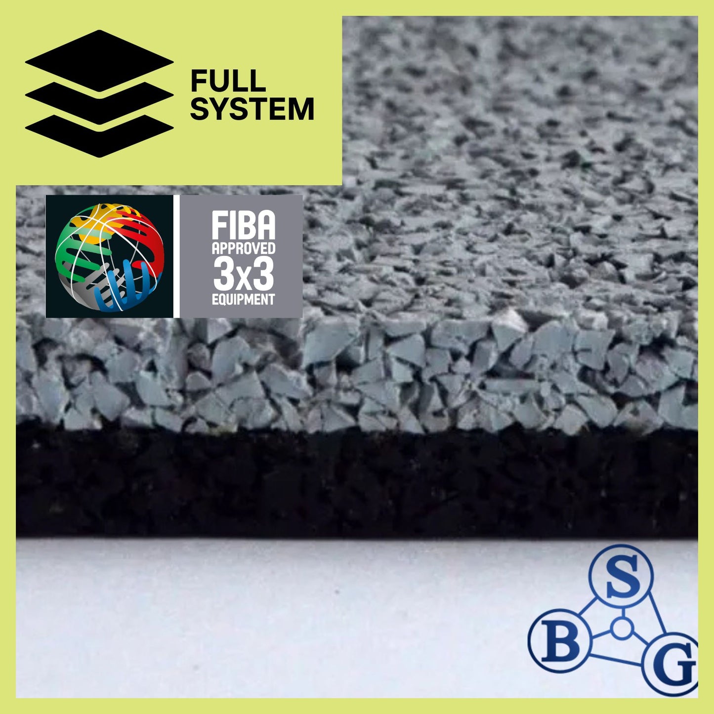 BSG FIBA Approved Outdoor Flooring