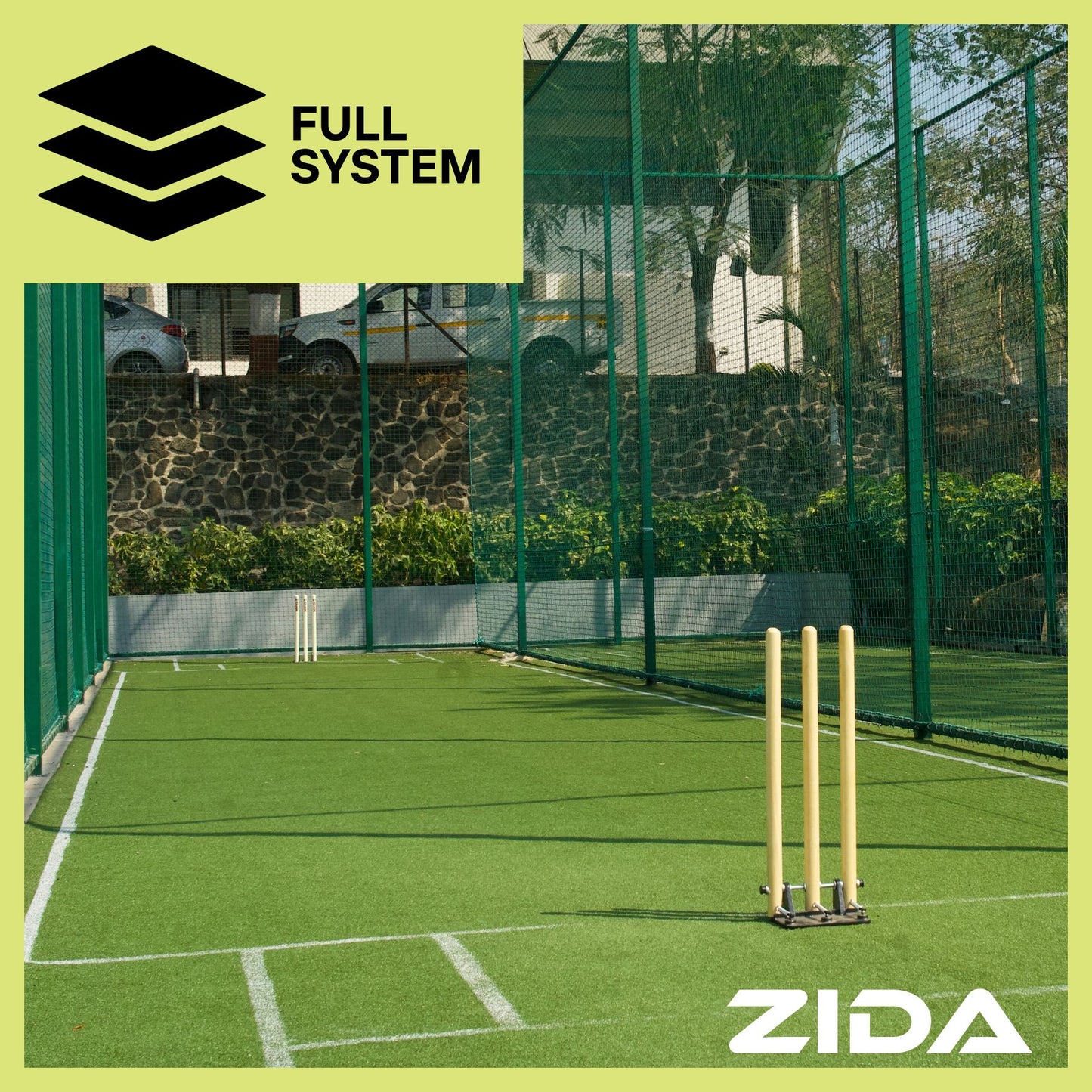 ZIDA Play Box Cricket Turf System