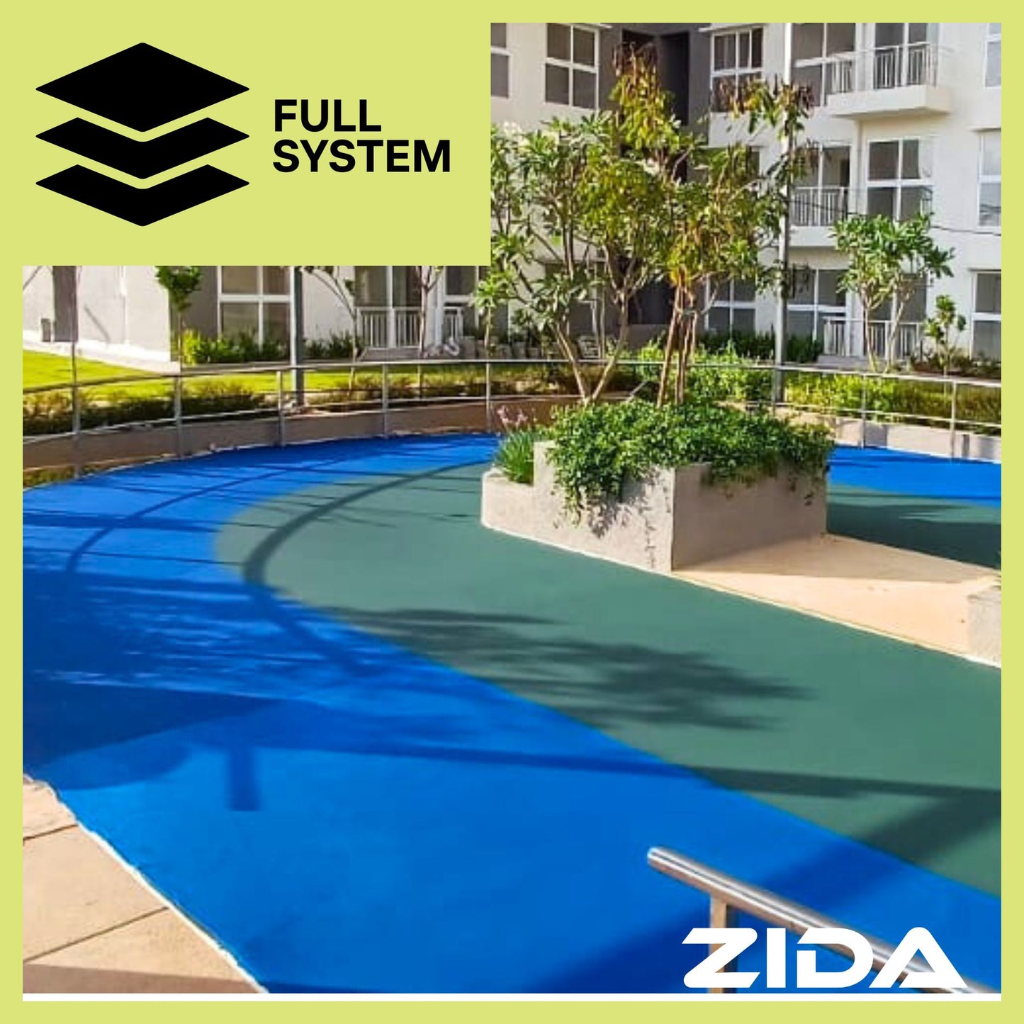 ZIDA Rally Acrylic Skating Rink System (8-layer)