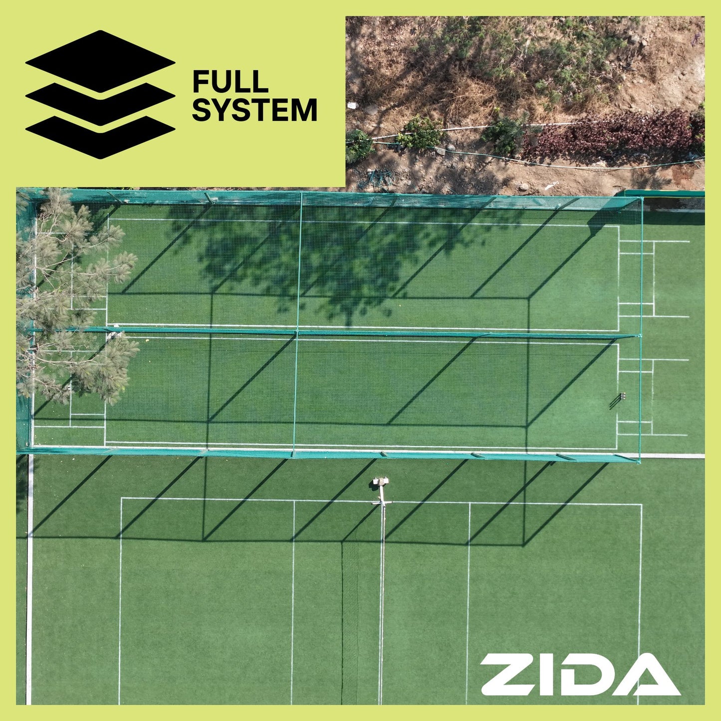 ZIDA Play Box Cricket Turf System