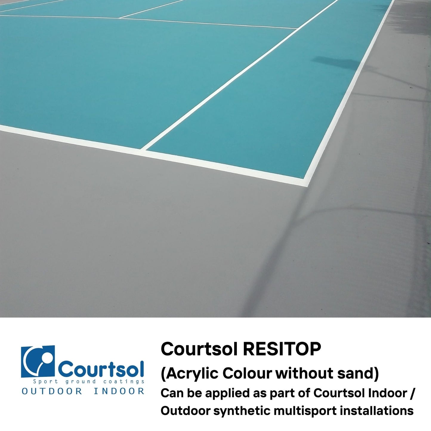 Courtsol RESITOP (Acrylic Colour without sand)