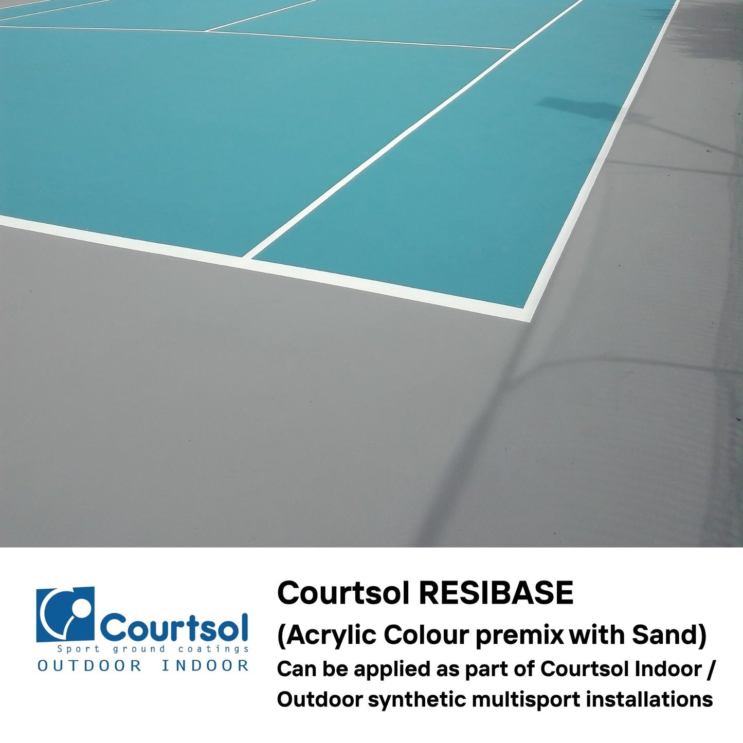 Courtsol RESIBASE (Acrylic Colour premix with Sand)