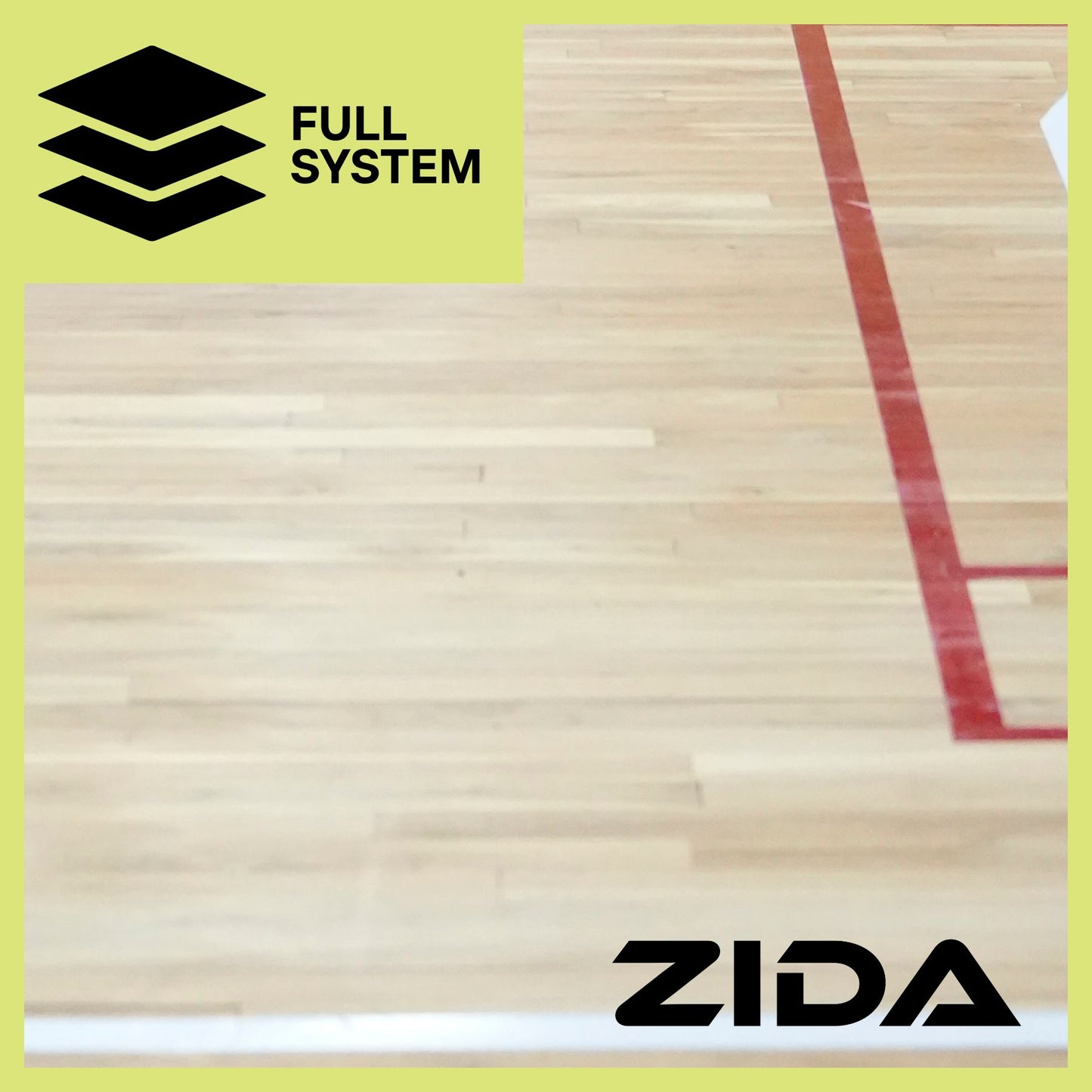 ZIDA Bounce Teakwood Floor System