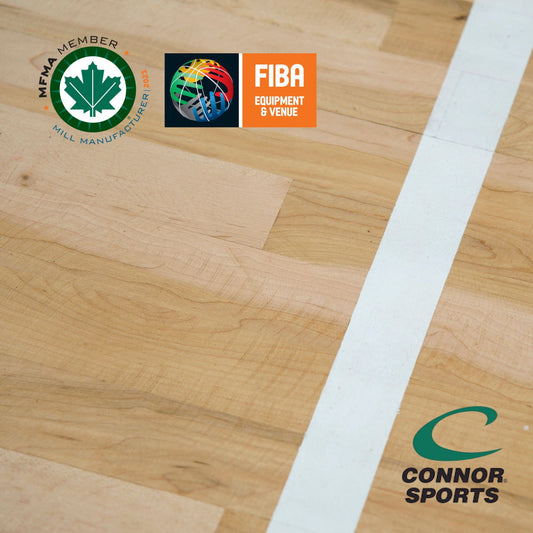 Connor Sports Maple Top Wood (FIBA certified, MFMA 3rd Grade)