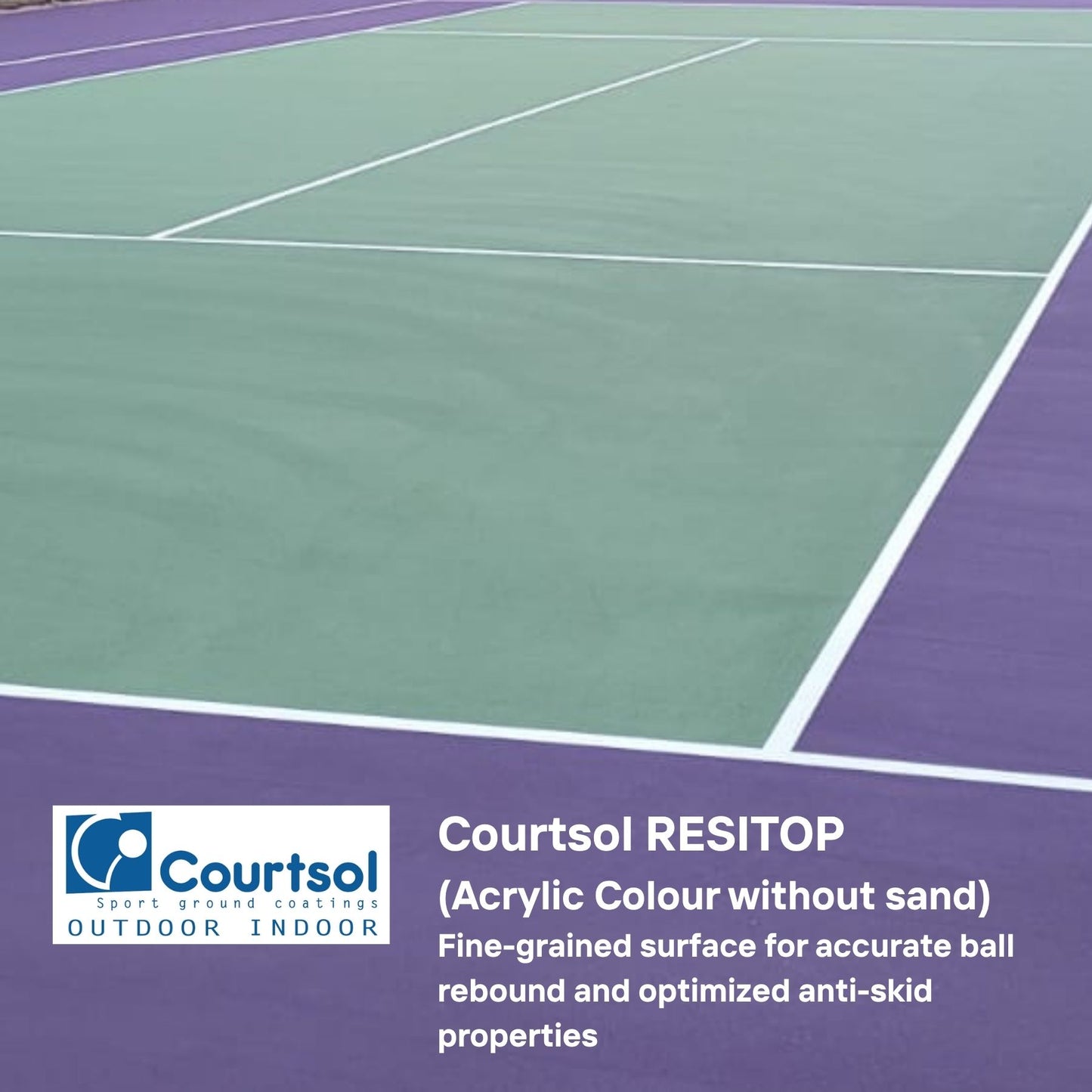 Courtsol RESITOP (Acrylic Colour without sand)