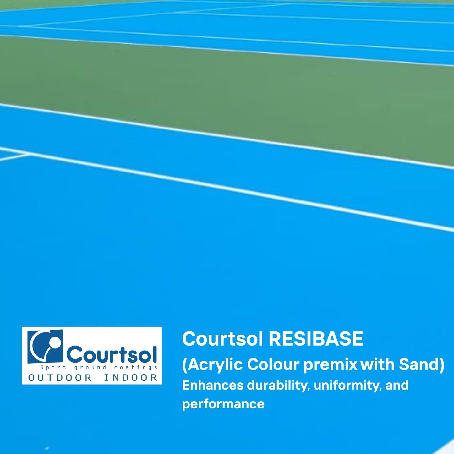 Courtsol RESIBASE (Acrylic Colour premix with Sand)