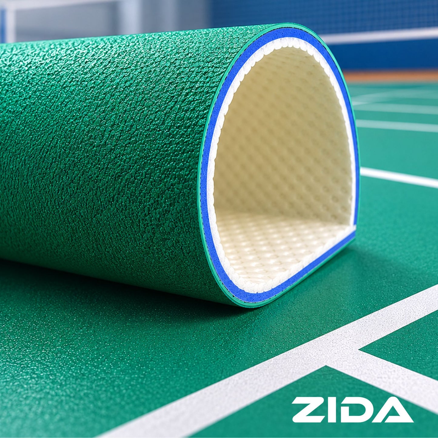 ZIDA Pre-linemarked PVC Mats (4.5mm)