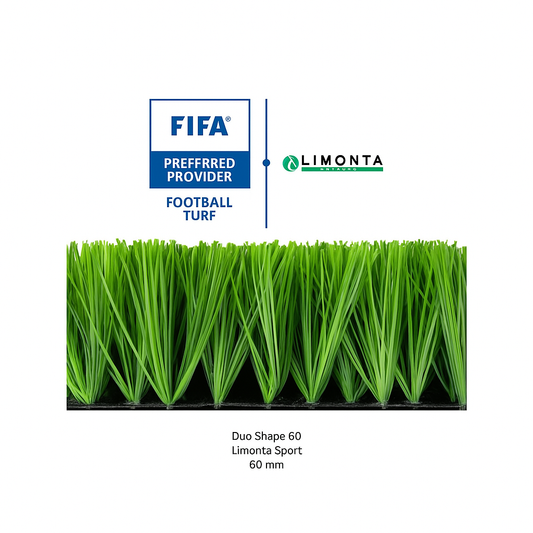 Artificial Turf (FIFA Certified) - DUO Shape 60 (Limonta Sport)