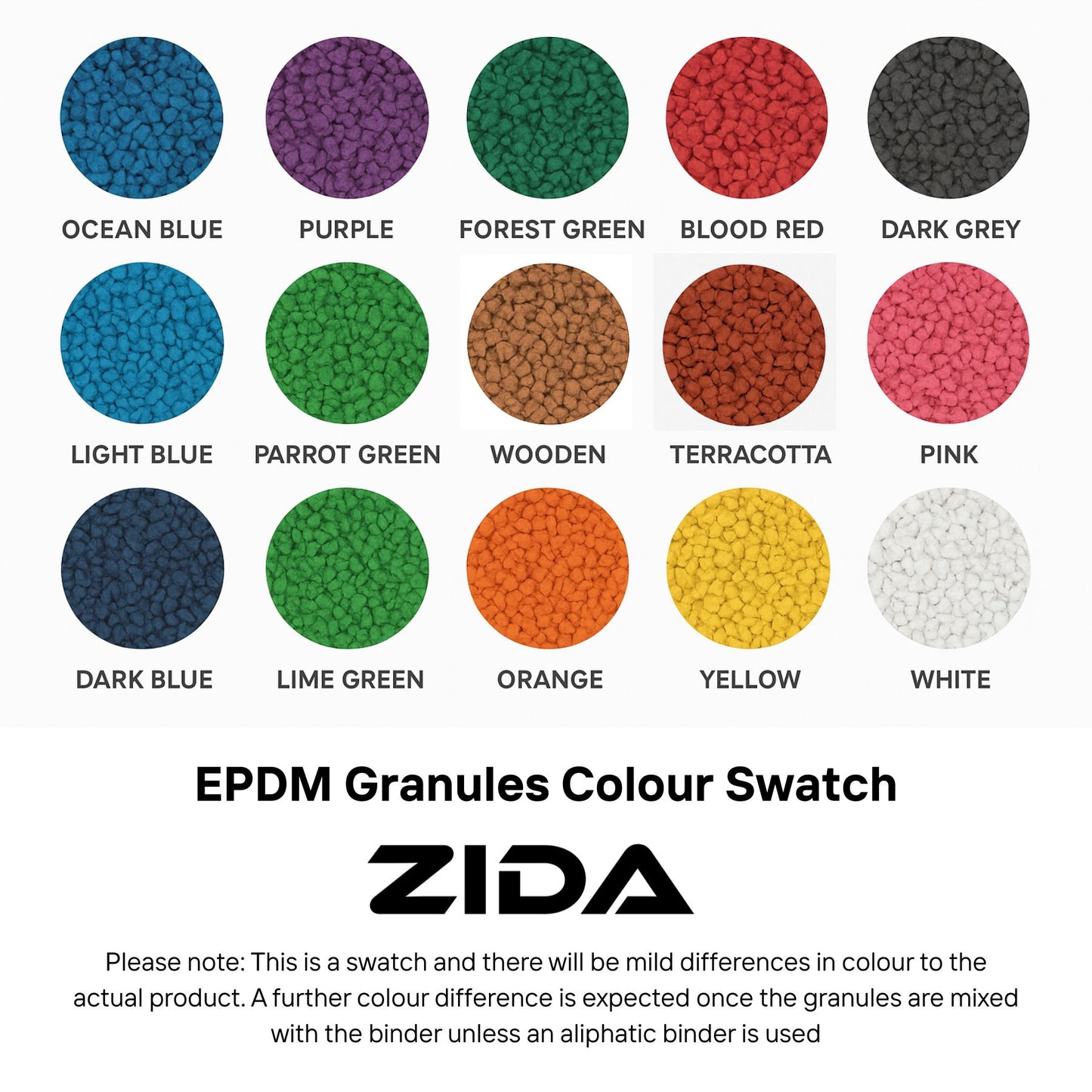 ZIDA EPDM Granules (1-4mm)