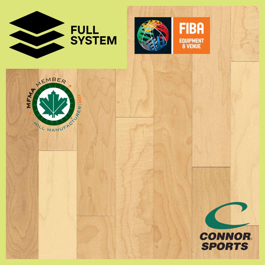 Connor Sports Maple Floor System (FIBA Certified)